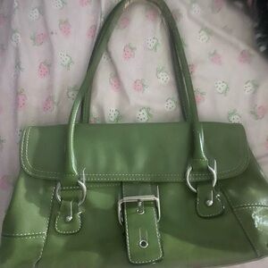 Green Leather Handbag